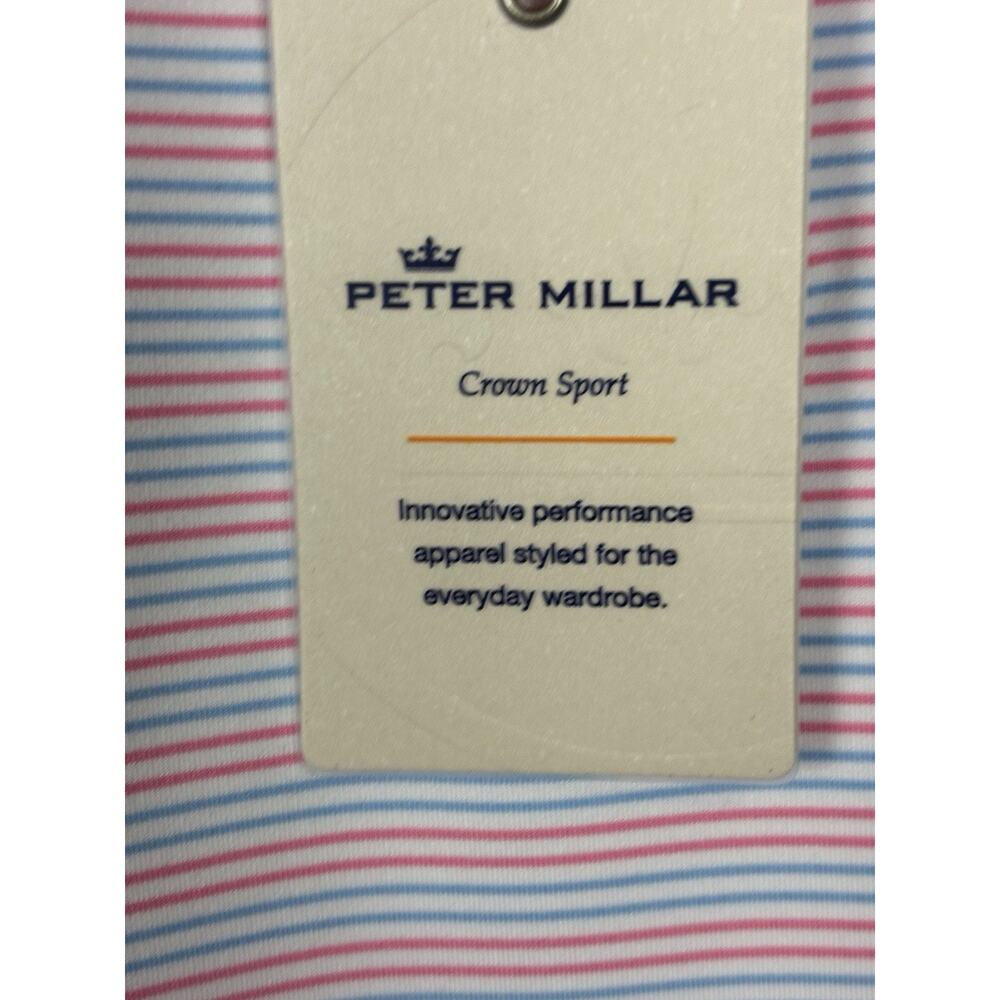 NEW Peter‎ Millar Summer Comfort Crown Sport Men’s Polo Golf Shirt Size XXL Logo - Picture 7 of 8